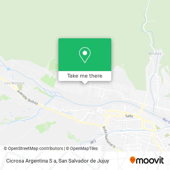 Cicrosa Argentina S a map
