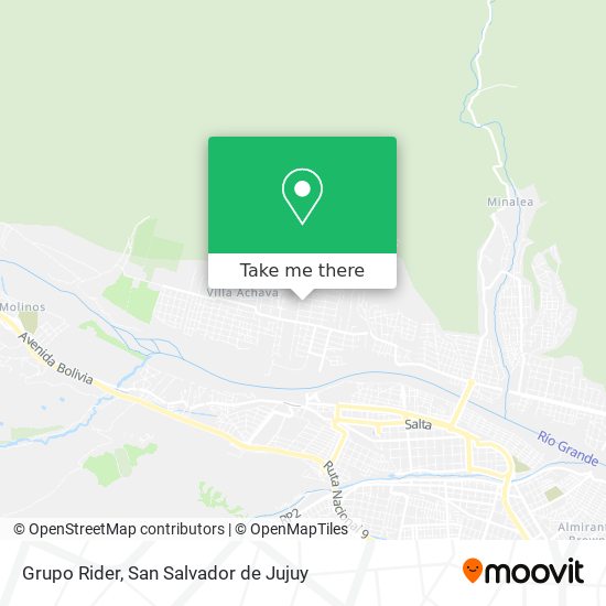 Mapa de Grupo Rider