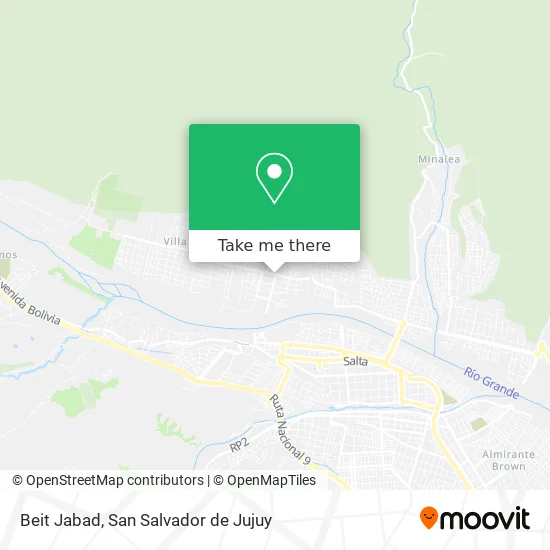 Mapa de Beit Jabad