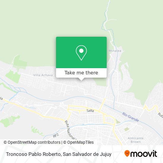 Mapa de Troncoso Pablo Roberto