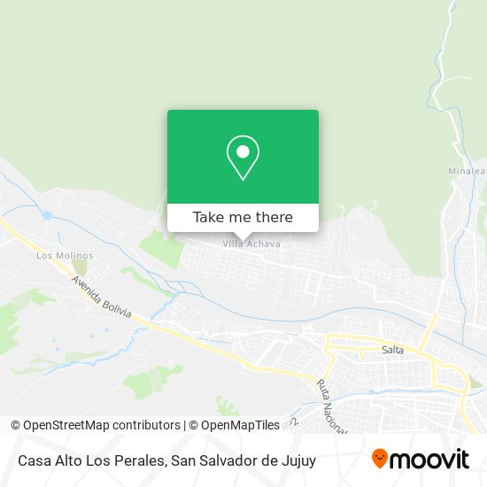 Mapa de Casa Alto Los Perales