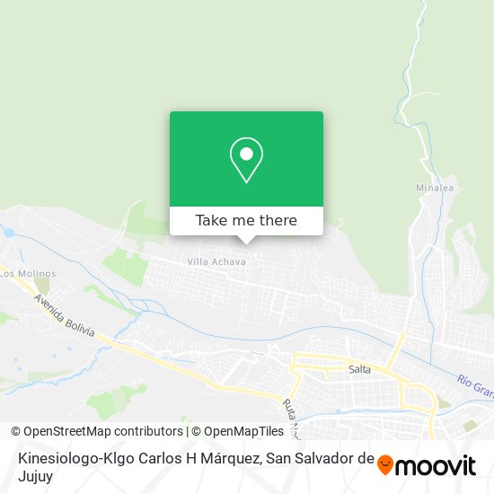 Mapa de Kinesiologo-Klgo Carlos H Márquez