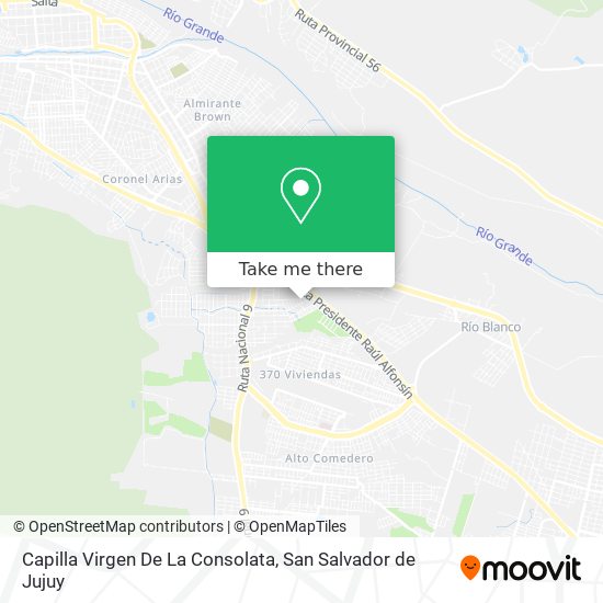 Mapa de Capilla Virgen De La Consolata