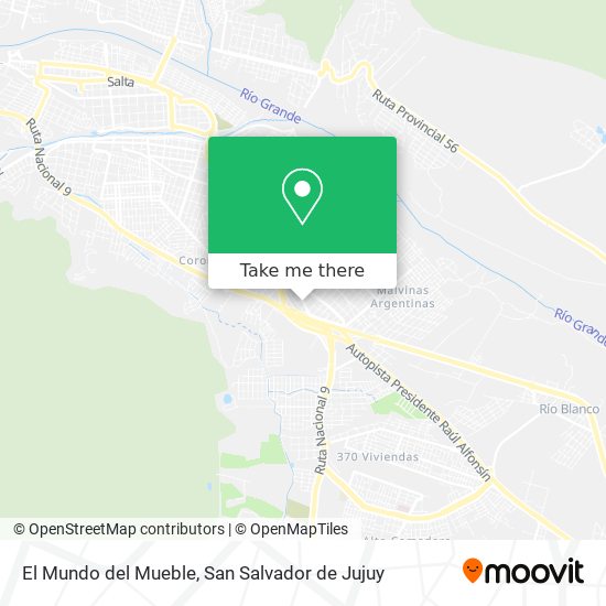 El Mundo del Mueble map