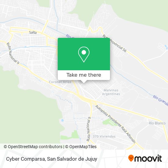 Cyber Comparsa map