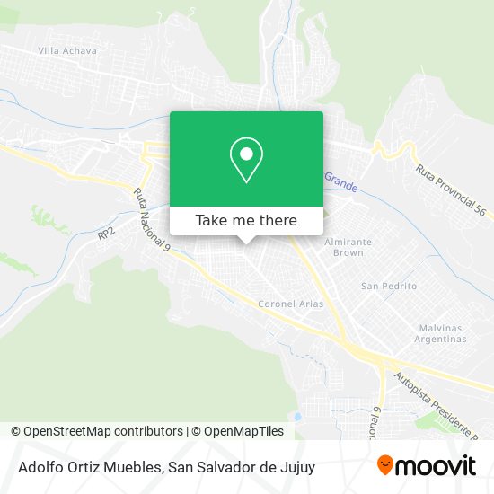 Mapa de Adolfo Ortiz Muebles