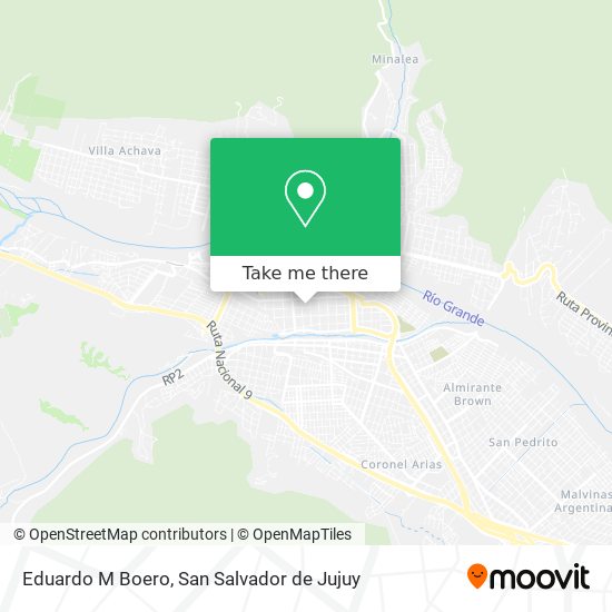 Eduardo M Boero map