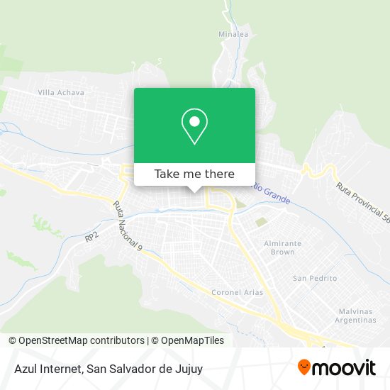 Azul Internet map