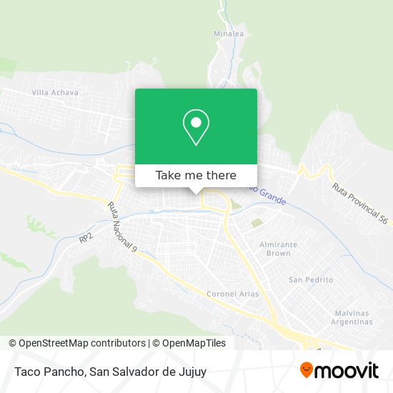Taco Pancho map