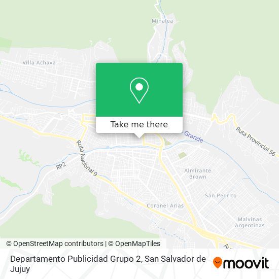 Departamento Publicidad Grupo 2 map