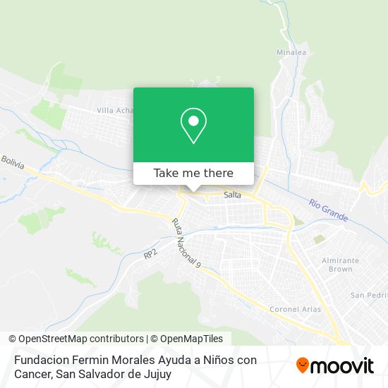 Fundacion Fermin Morales Ayuda a Niños con Cancer map