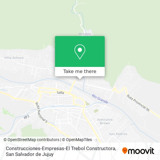 Construcciones-Empresas-El Trebol Constructora map