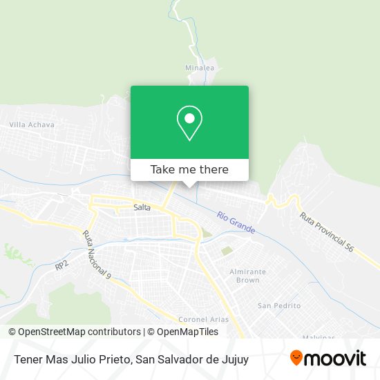 Tener Mas Julio Prieto map