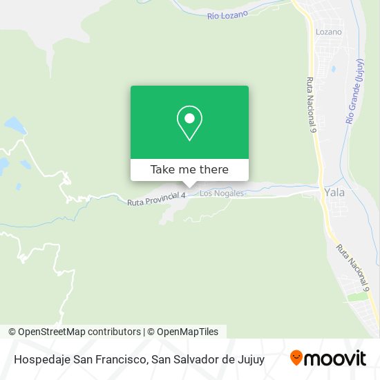 Hospedaje San Francisco map