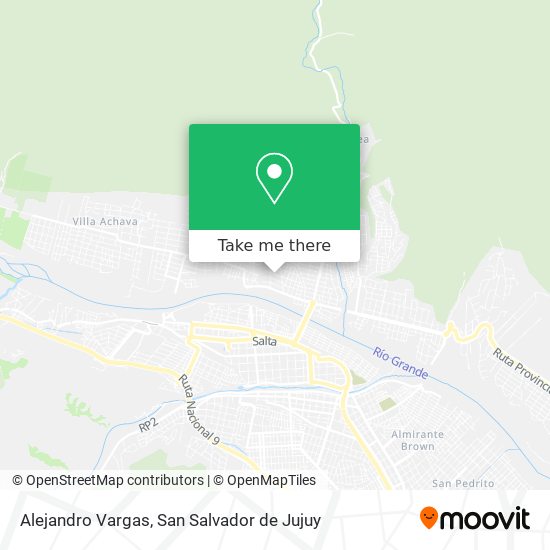 Alejandro Vargas map
