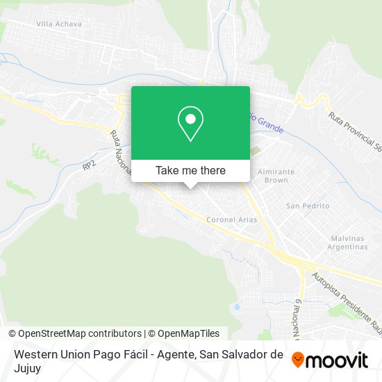Western Union Pago Fácil - Agente map