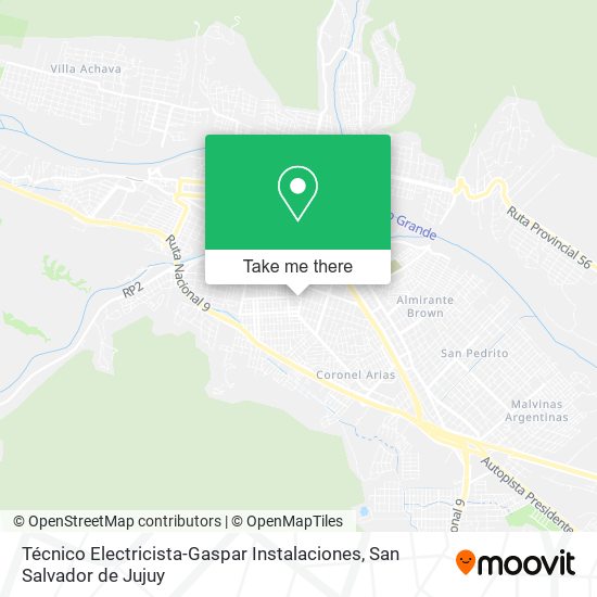 Técnico Electricista-Gaspar Instalaciones map
