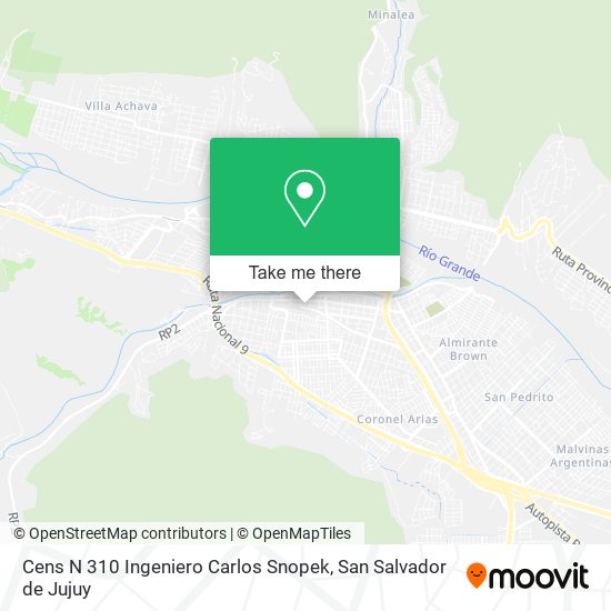 Cens N 310 Ingeniero Carlos Snopek map