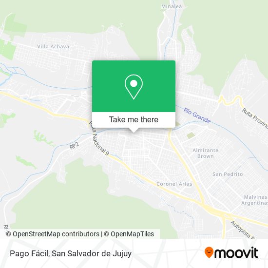 Mapa de Pago Fácil