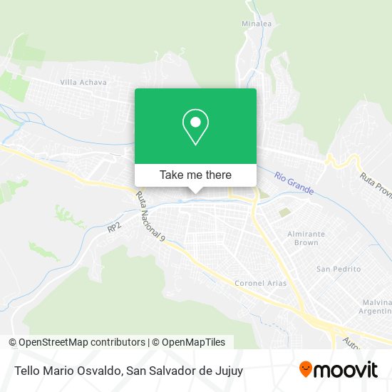 Tello Mario Osvaldo map