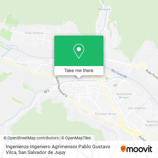 Mapa de Ingenieros-Ingeniero Agrimensor Pablo Gustavo Vilca