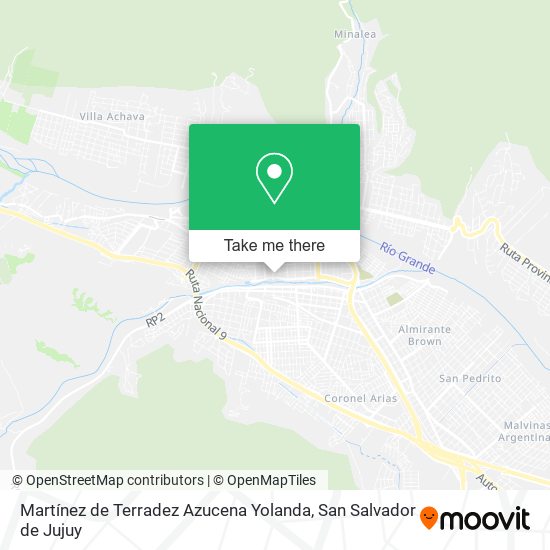 Mapa de Martínez de Terradez Azucena Yolanda