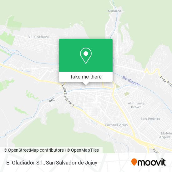 El Gladiador Srl. map