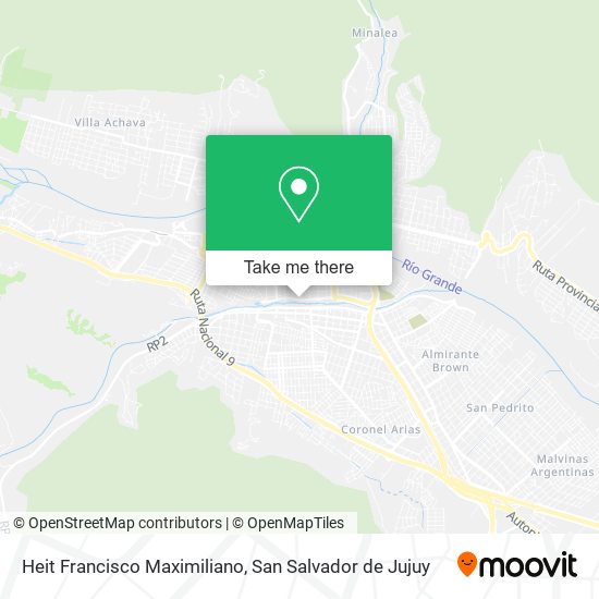 Heit Francisco Maximiliano map