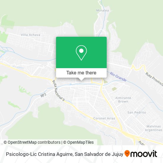 Psicologo-Lic Cristina Aguirre map