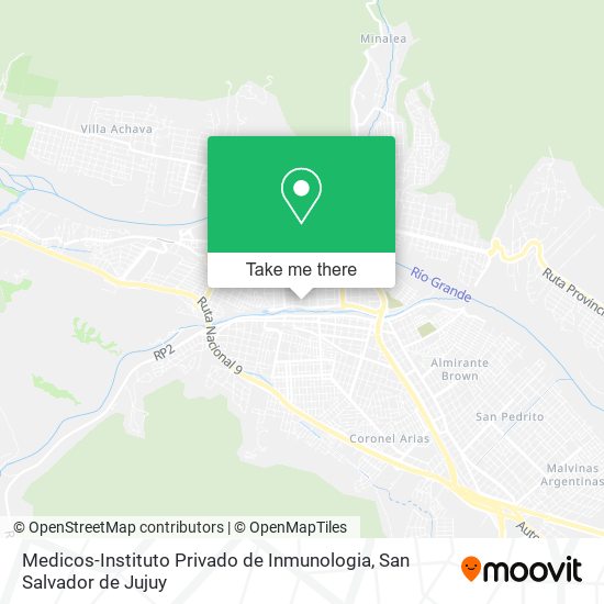 Mapa de Medicos-Instituto Privado de Inmunologia