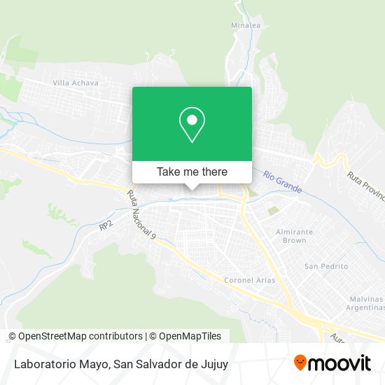 Laboratorio Mayo map