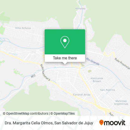 Mapa de Dra. Margarita Celia Olmos