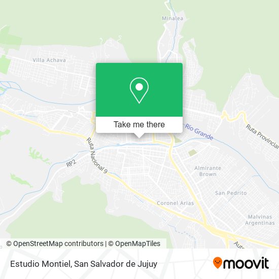 Estudio Montiel map