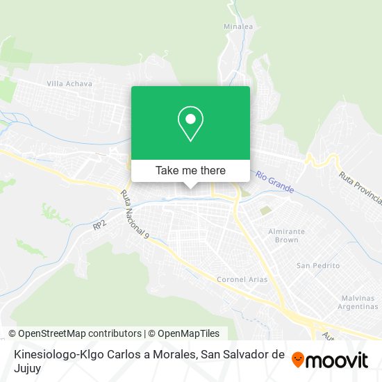 Kinesiologo-Klgo Carlos a Morales map