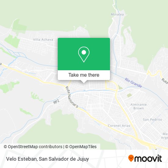Velo Esteban map