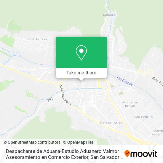 Mapa de Despachante de Aduana-Estudio Aduanero Valmor Asesoramiento en Comercio Exterior