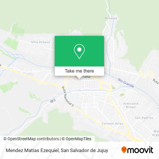 Mendez Matías Ezequiel map