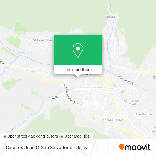 Caceres Juan C map