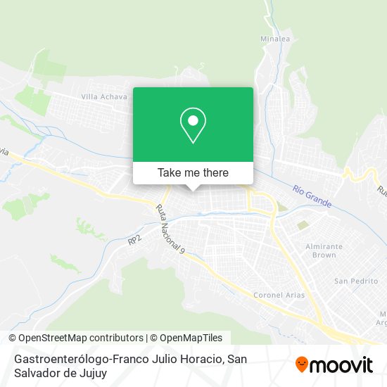 Mapa de Gastroenterólogo-Franco Julio Horacio