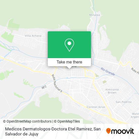 Medicos Dermatologos-Doctora Etel Ramirez map