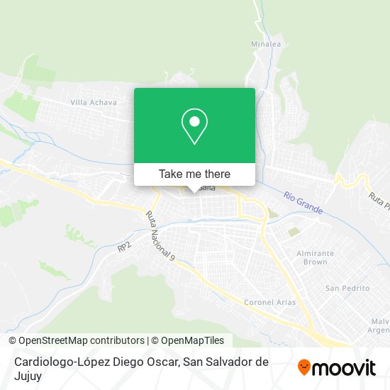 Mapa de Cardiologo-López Diego Oscar