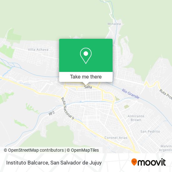 Instituto Balcarce map