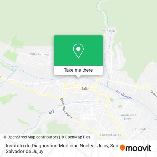 Instituto de Diagnostico Medicina Nuclear Jujuy map