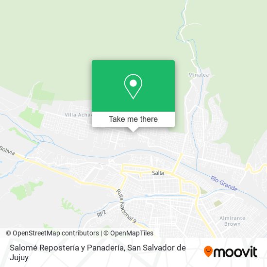 Salomé Repostería y Panadería map