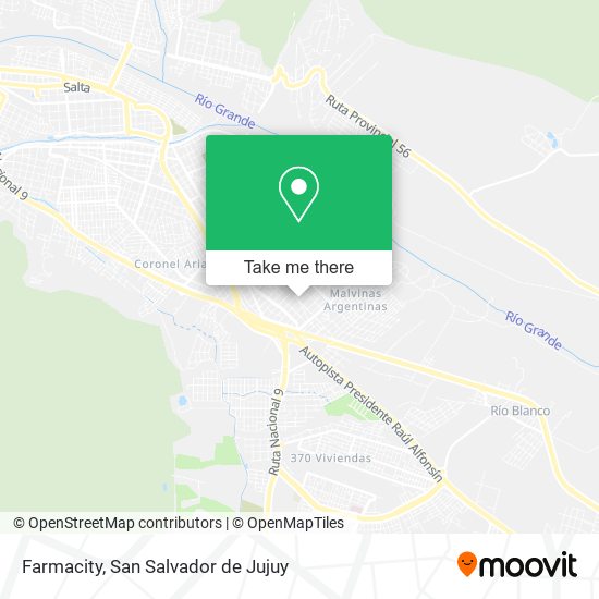 Farmacity map