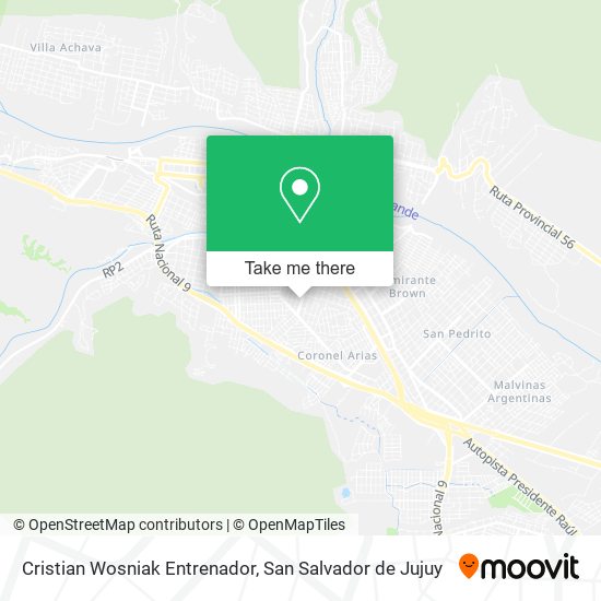 Cristian Wosniak Entrenador map