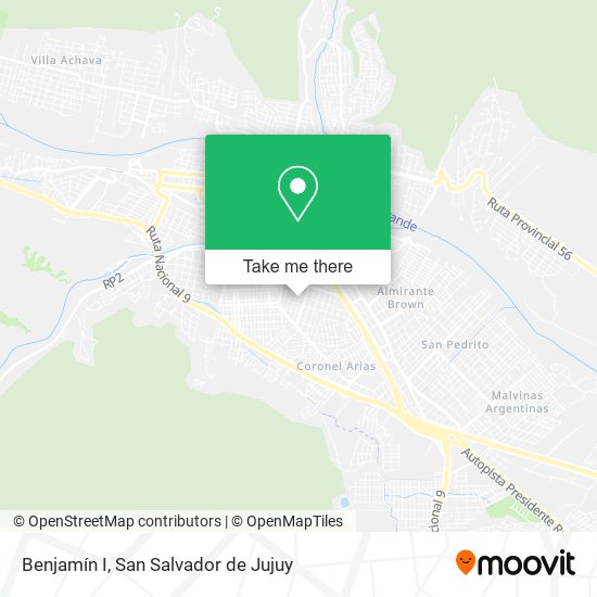 Benjamín I map