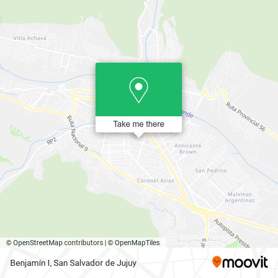Benjamín I map