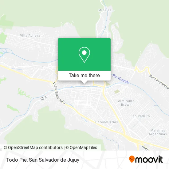 Todo Pie map