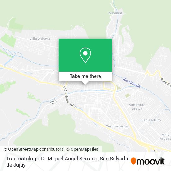 Mapa de Traumatologo-Dr Miguel Angel Serrano